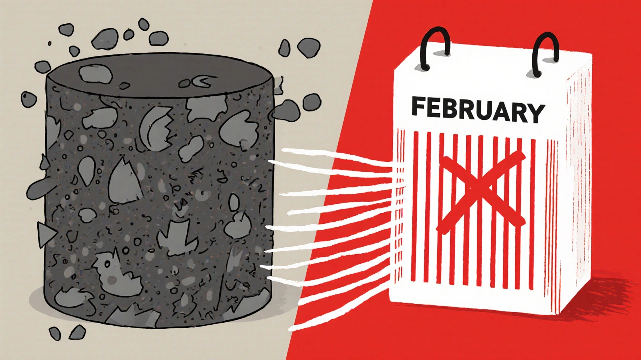 Filtro sporco a sinistra e pulito a destra, con calendario che segna la sostituzione