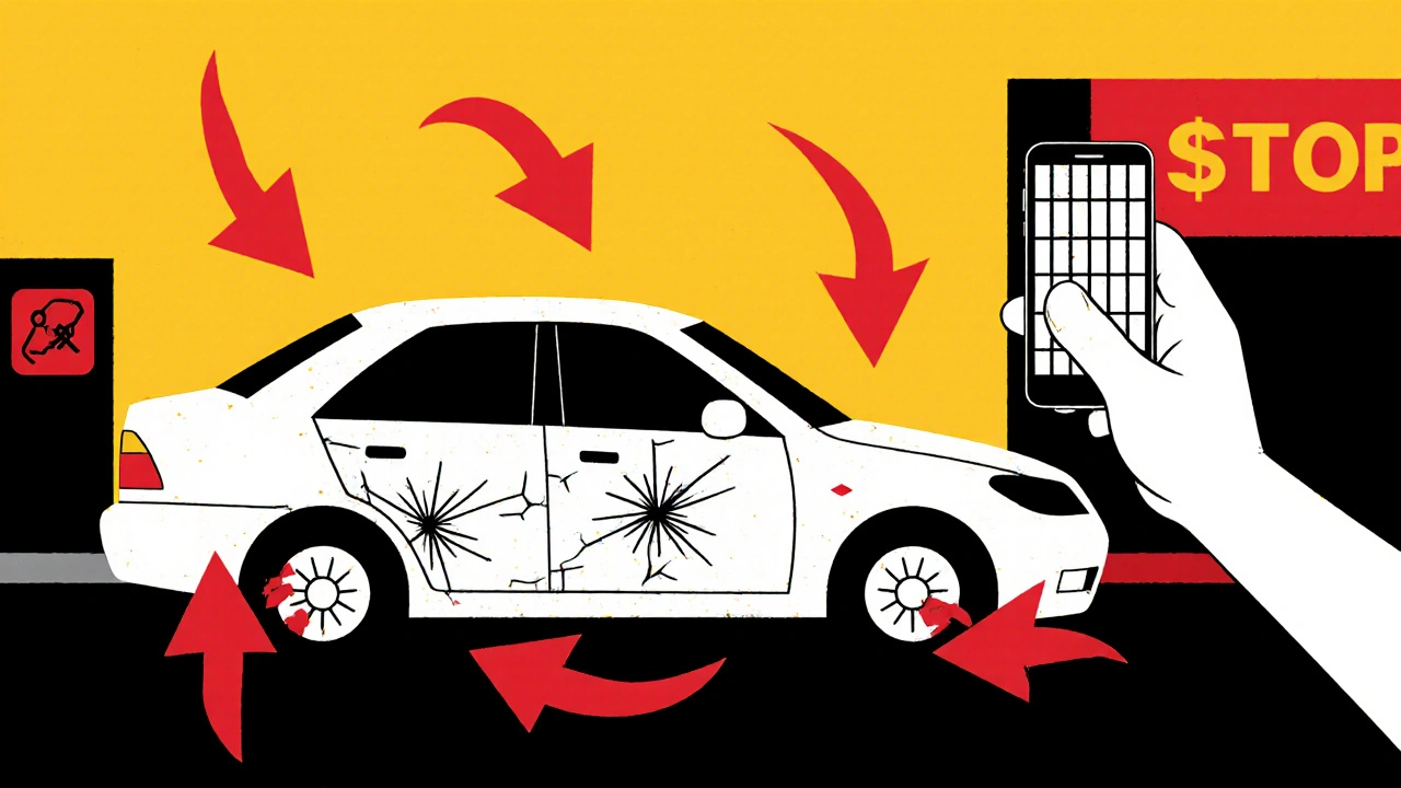 Penali nel noleggio auto a lungo termine: cosa devi sapere su danni, chilometri extra e restituzione