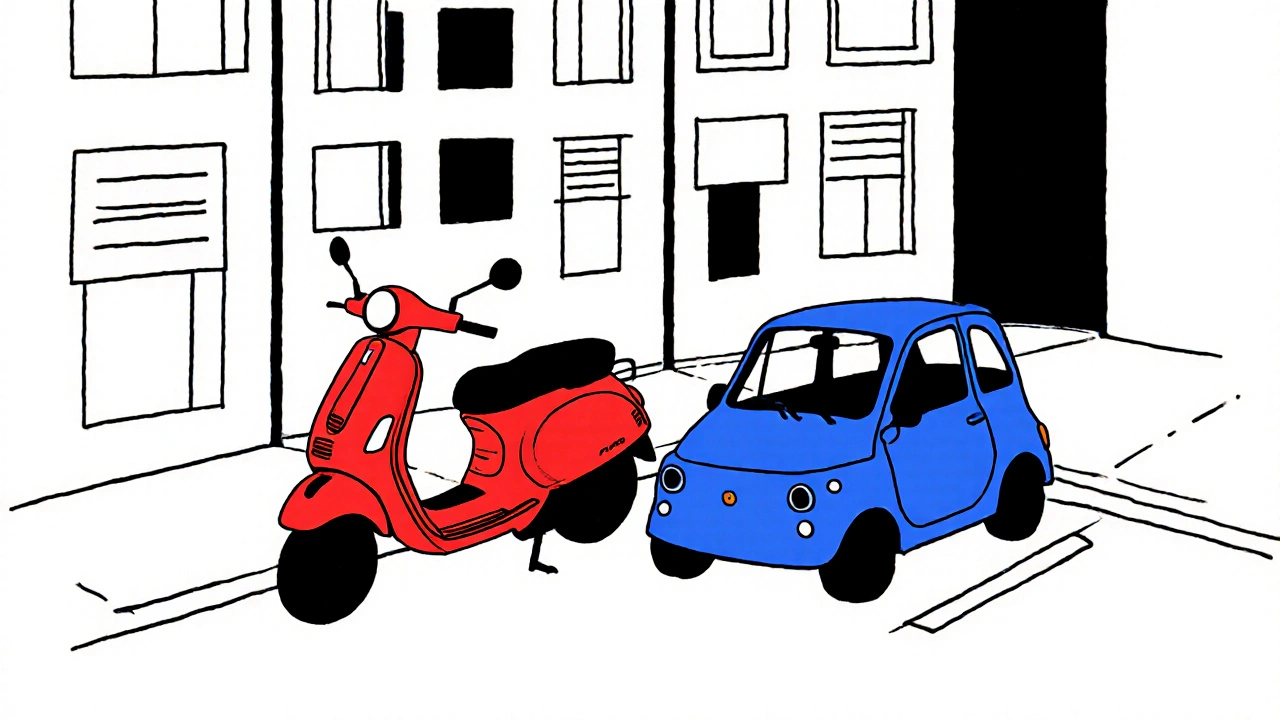 Scooter vs Auto: Costi, Praticità e Convenienza nel Traffico Urbano 2025