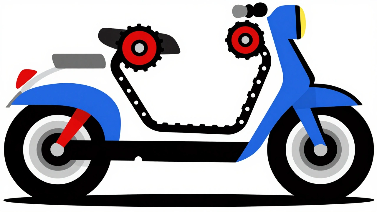 Cinghia di trasmissione scooter: quando cambiarla e quali danni evita