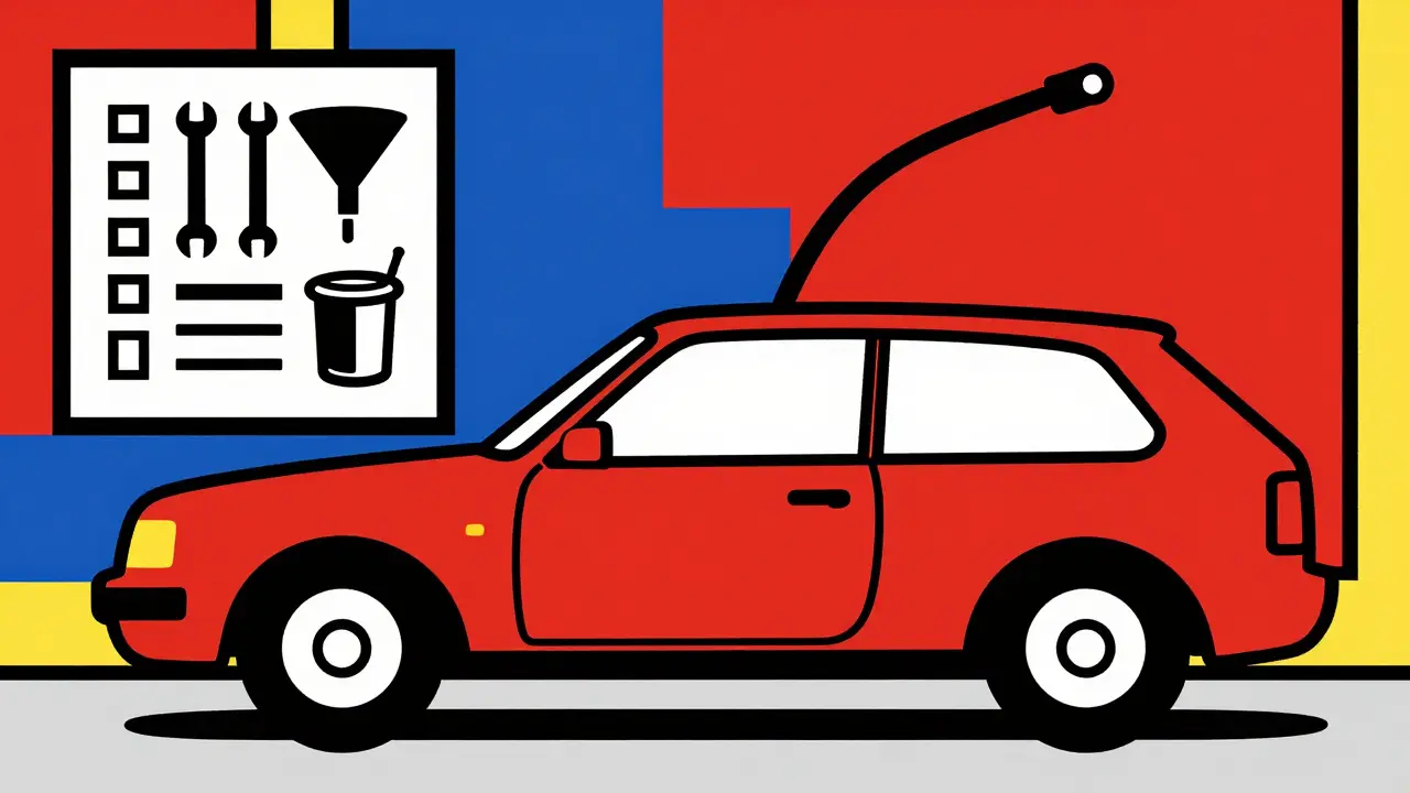 Astina di misurazione tra MIN e MAX, strumenti disposti in forme geometriche colorate.