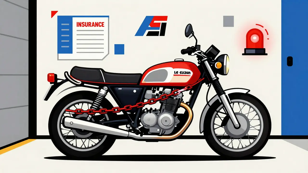 Coperture specifiche per moto d'epoca: furto, incendio e danni