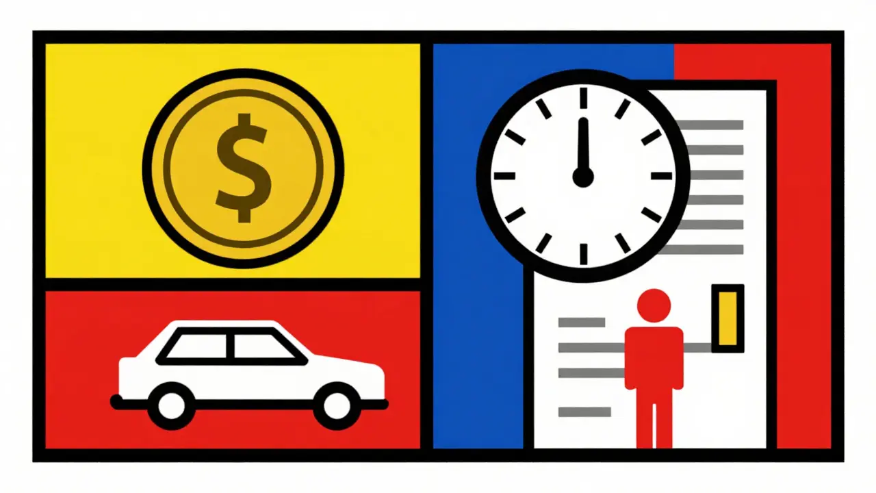 Rappresentazione geometrica di costi e scadenze PRA