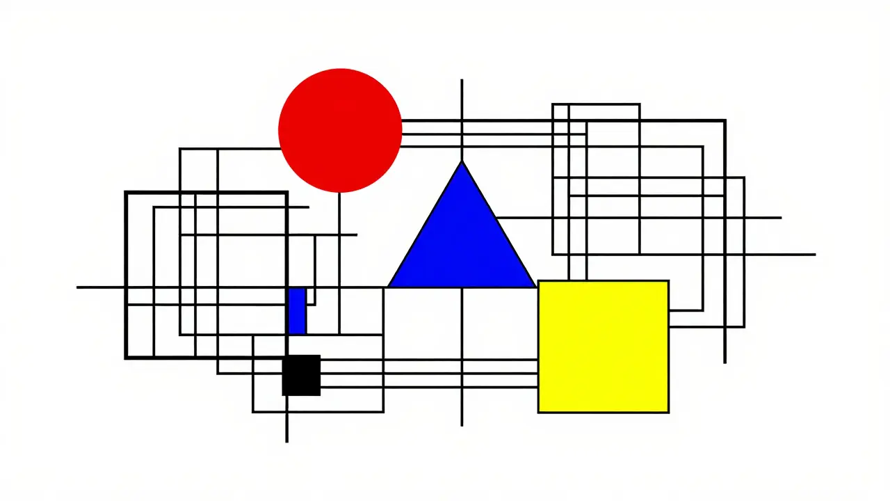 Codici errore auto rappresentati come forme geometriche primarie