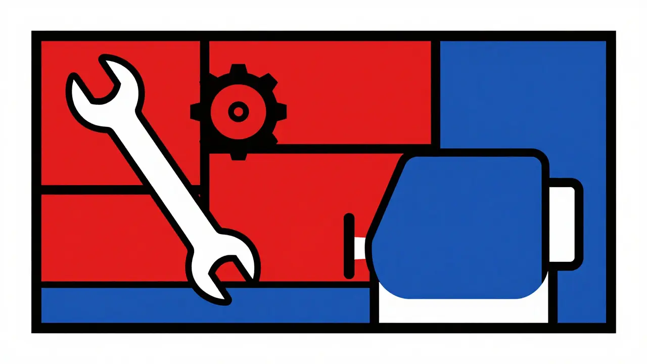 Parti coperte ed escluse nella garanzia estesa stile De Stijl