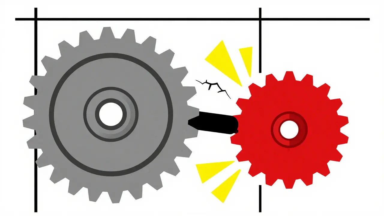 Rappresentazione geometrica dei sintomi di un motorino guasto