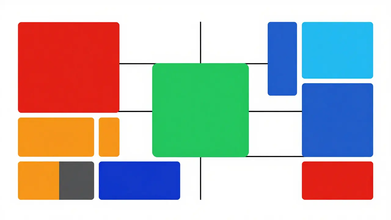 Composizione De Stijl sull'integrazione per risparmiare