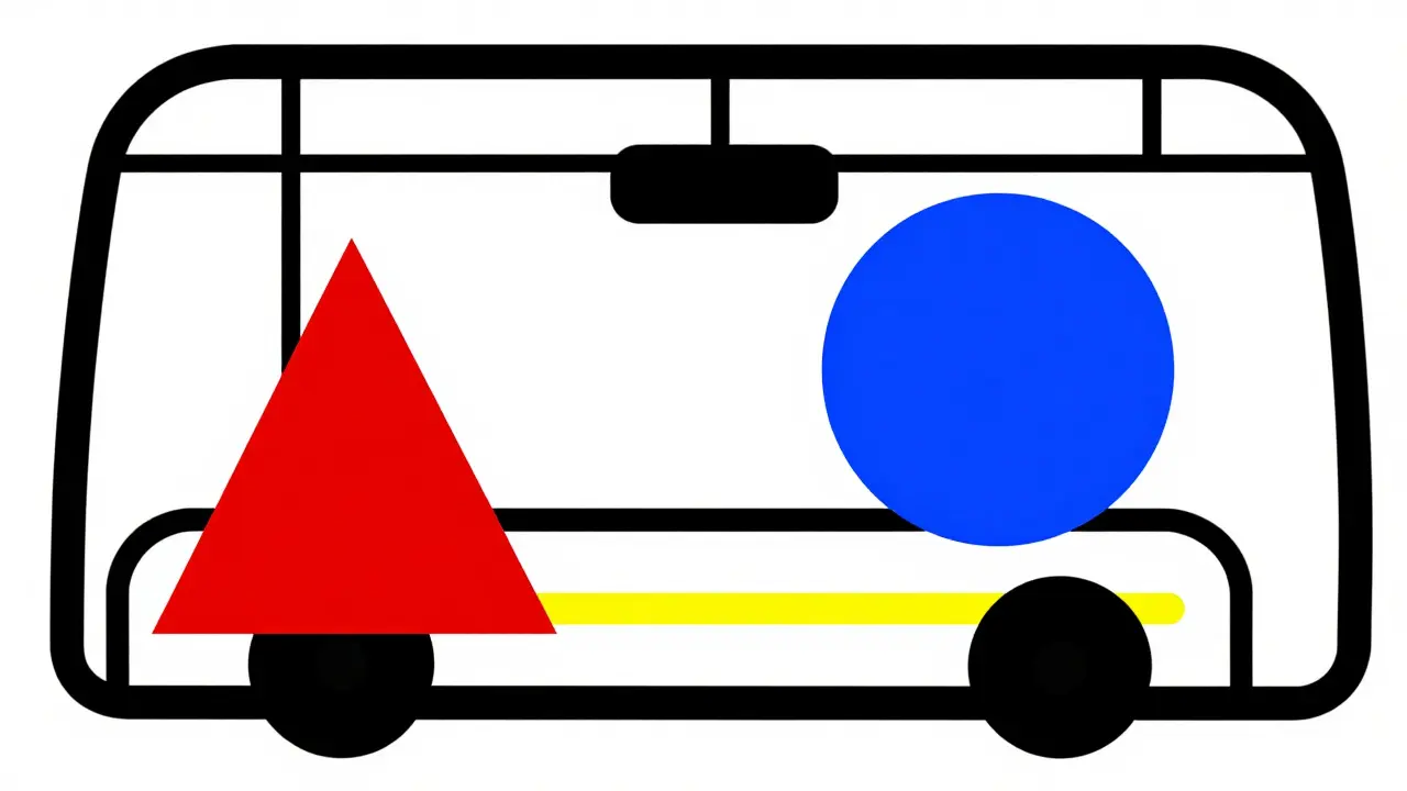 Grafica geometrica De Stijl su telemetria e guida