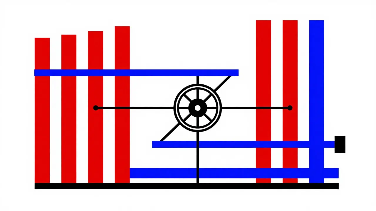 Rappresentazione geometrica dei parametri di frenata